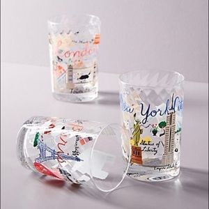 Libby Vanderploeg for Anthropologie Juice Glasses
